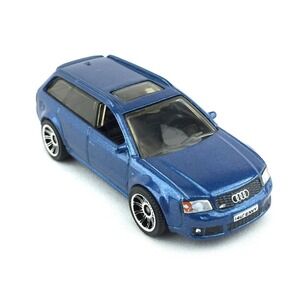 Matchbox 2004 04 Audi RS6 Avant Blue Die Cast 1/64 Scale Loose MB696